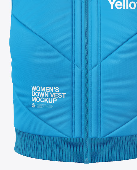 Women's Down Vest Mockup