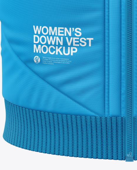 Women's Down Vest Mockup