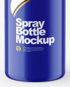 Glossy Spray Bottle Mockup