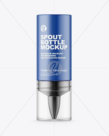 Matte Spout Bottle Mockup