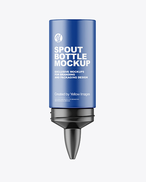 Matte Spout Bottle Mockup