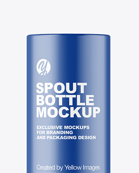 Matte Spout Bottle Mockup