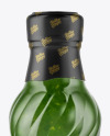 Glass Bottle with Pesto Sauce Mockup