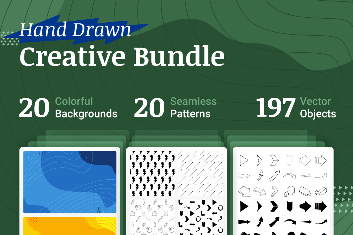 Hand Drawn Creative Bundle Hand Drawn Creative Bundle
