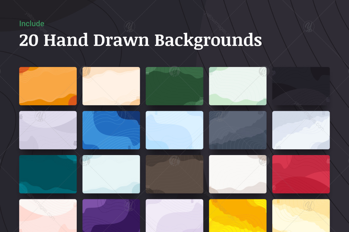 Hand Drawn Creative Bundle Hand Drawn Creative Bundle