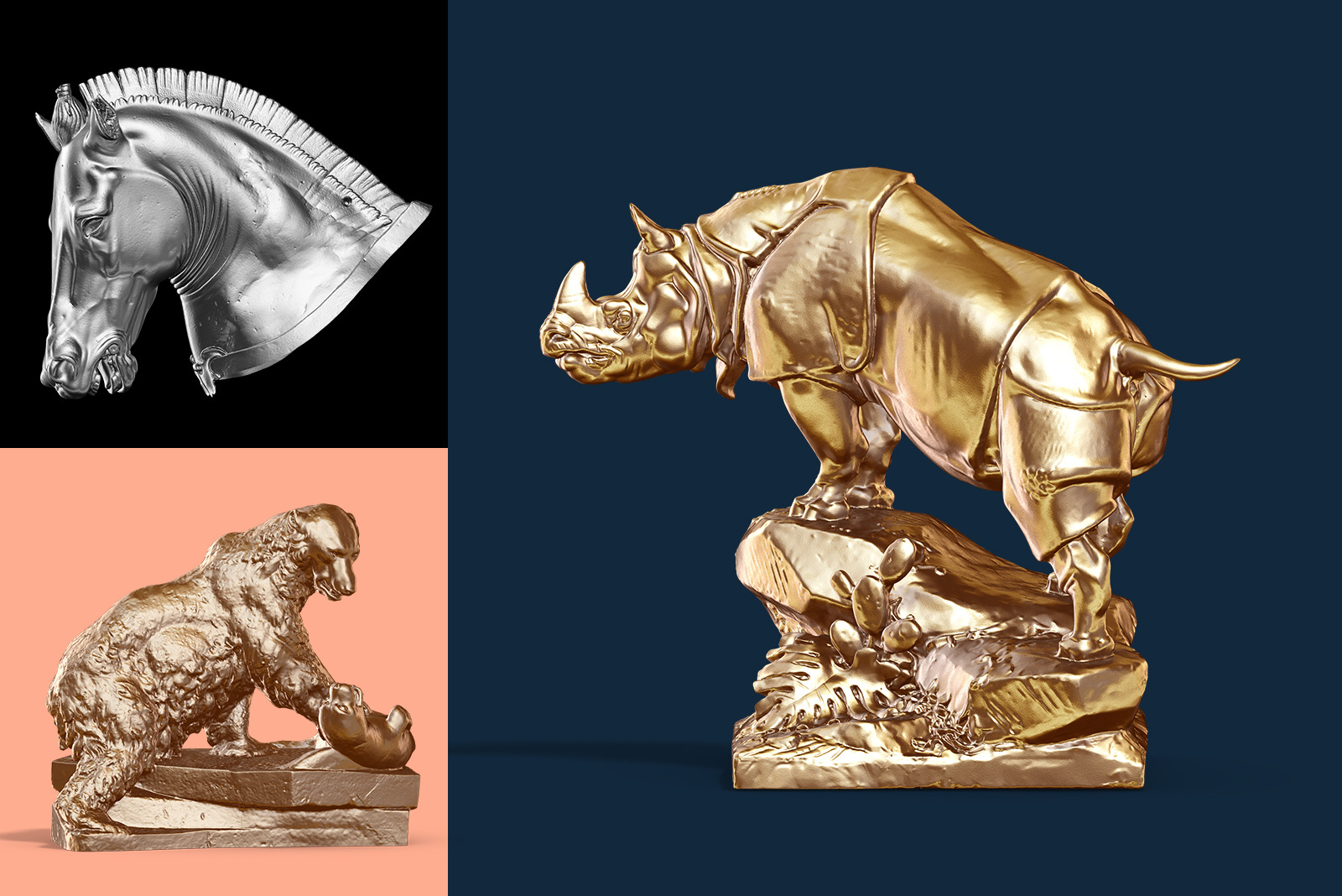 Collection of 343 Sculptures Metal #6 Collection of 343 Sculptures Metal #6