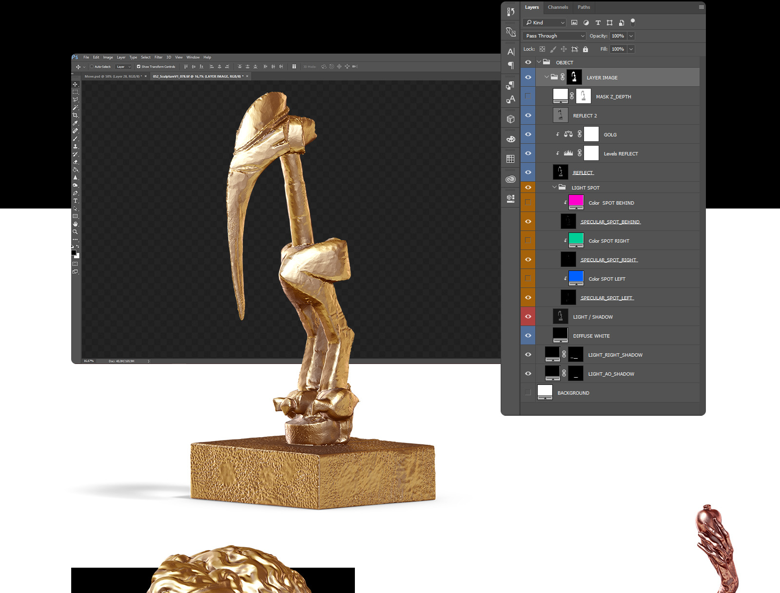 Collection of 343 Sculptures Metal #6 Collection of 343 Sculptures Metal #6