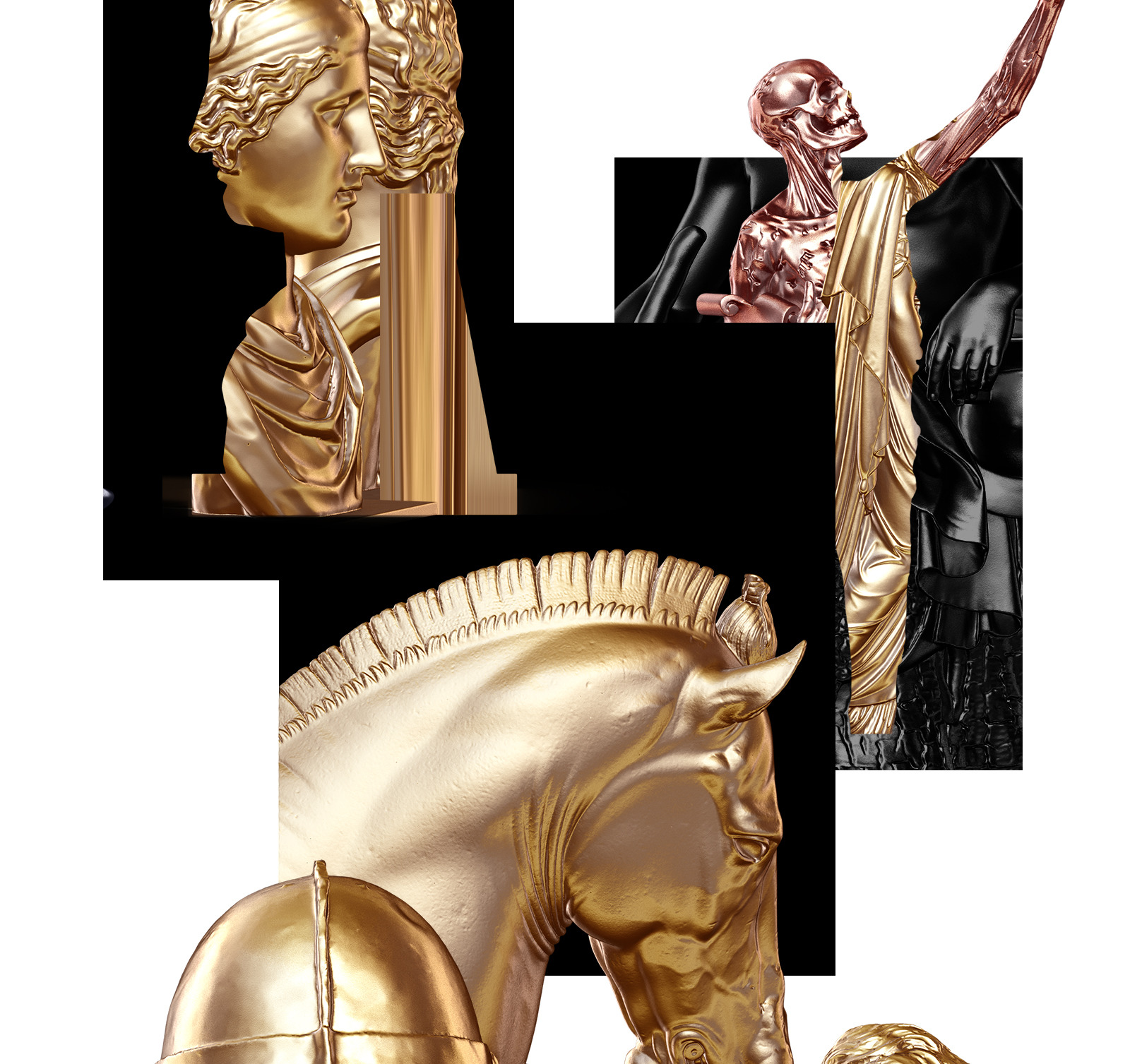 Collection of 343 Sculptures Metal #6 Collection of 343 Sculptures Metal #6