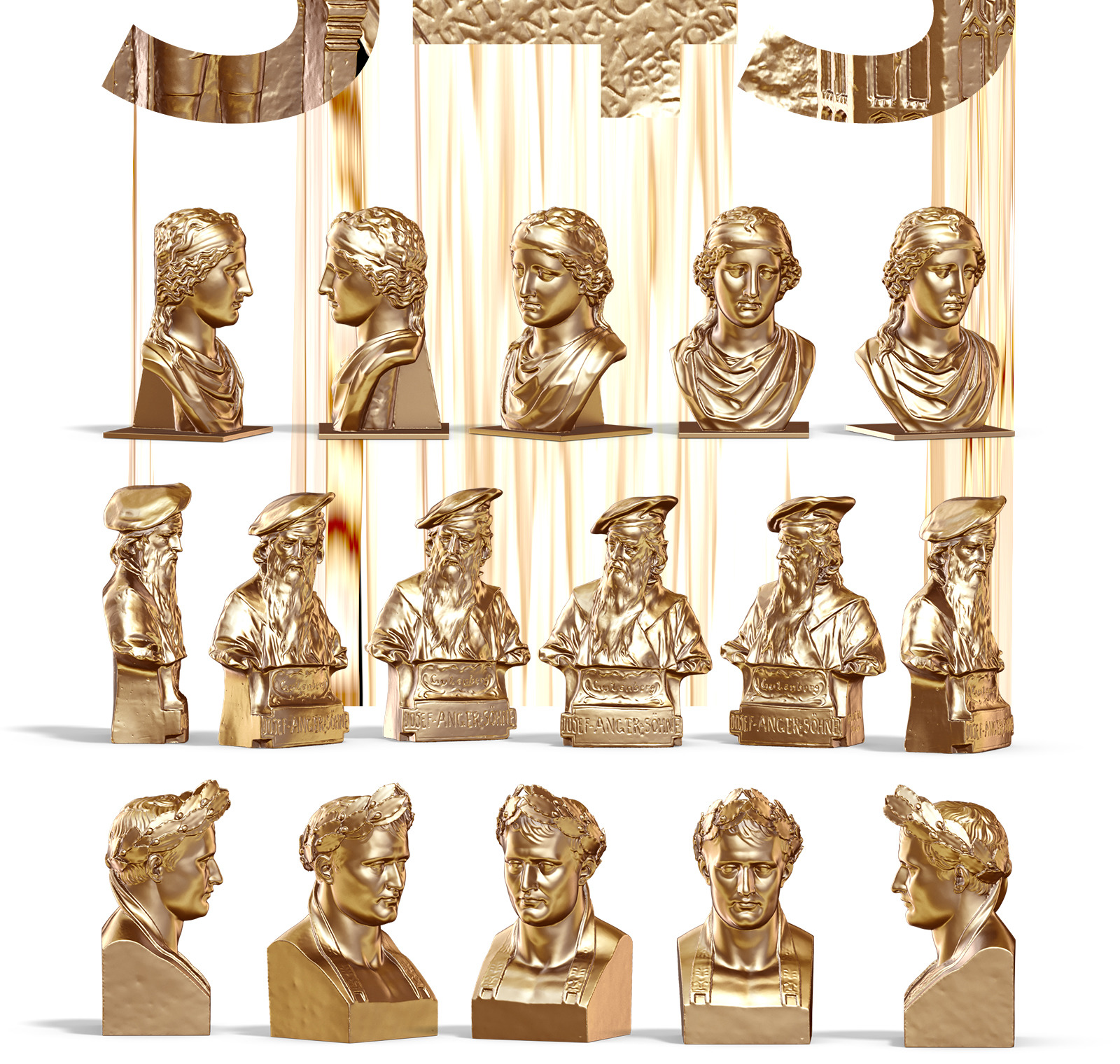 Collection of 343 Sculptures Metal #6 Collection of 343 Sculptures Metal #6