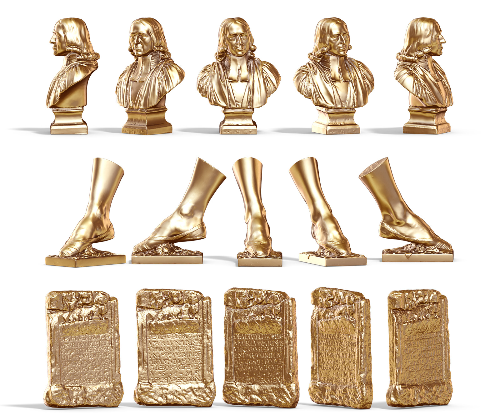 Collection of 343 Sculptures Metal #6 Collection of 343 Sculptures Metal #6