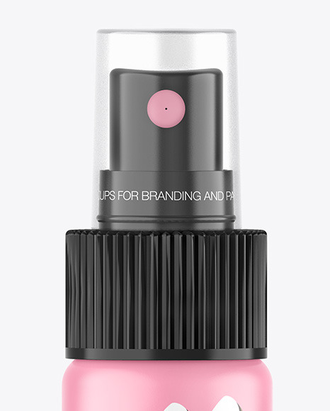 Matte Spray Bottle Mockup