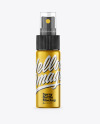 Metallic Spray Bottle Mockup