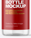 Clear Glass Bottle with Clamp Lid Mockup Clear Glass Bottle with Clamp Lid Mockup