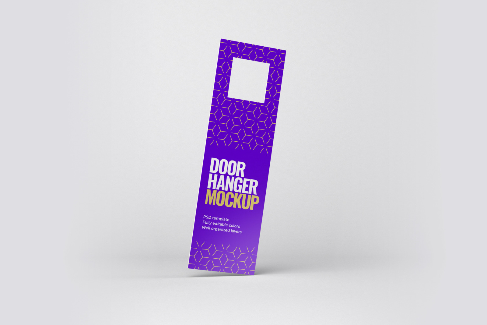 Door Hanger Mockup Set