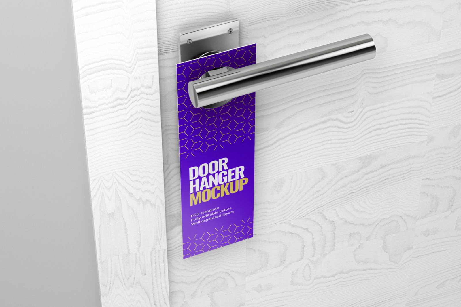 Door Hanger Mockup Set