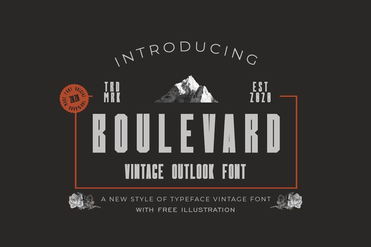 Boulevard Vintage Outlook Font Boulevard Vintage Outlook Font