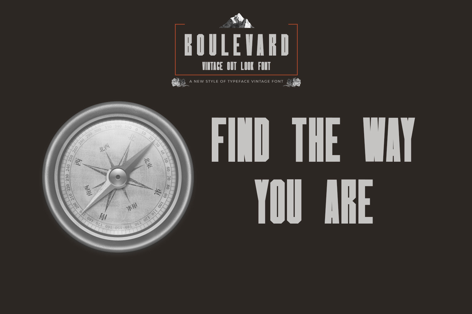 Boulevard Vintage Outlook Font Boulevard Vintage Outlook Font