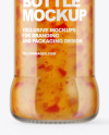 Glass Bottle with Sweet Chili Sauce Mockup