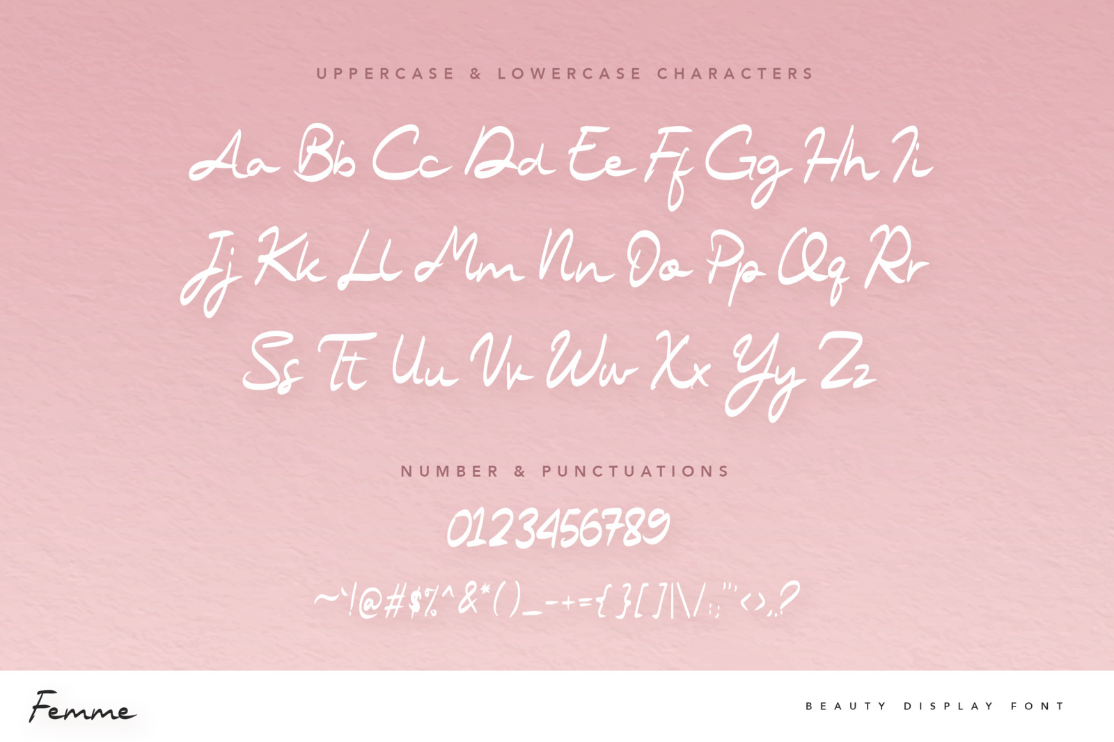 Femme Beauty Display Font