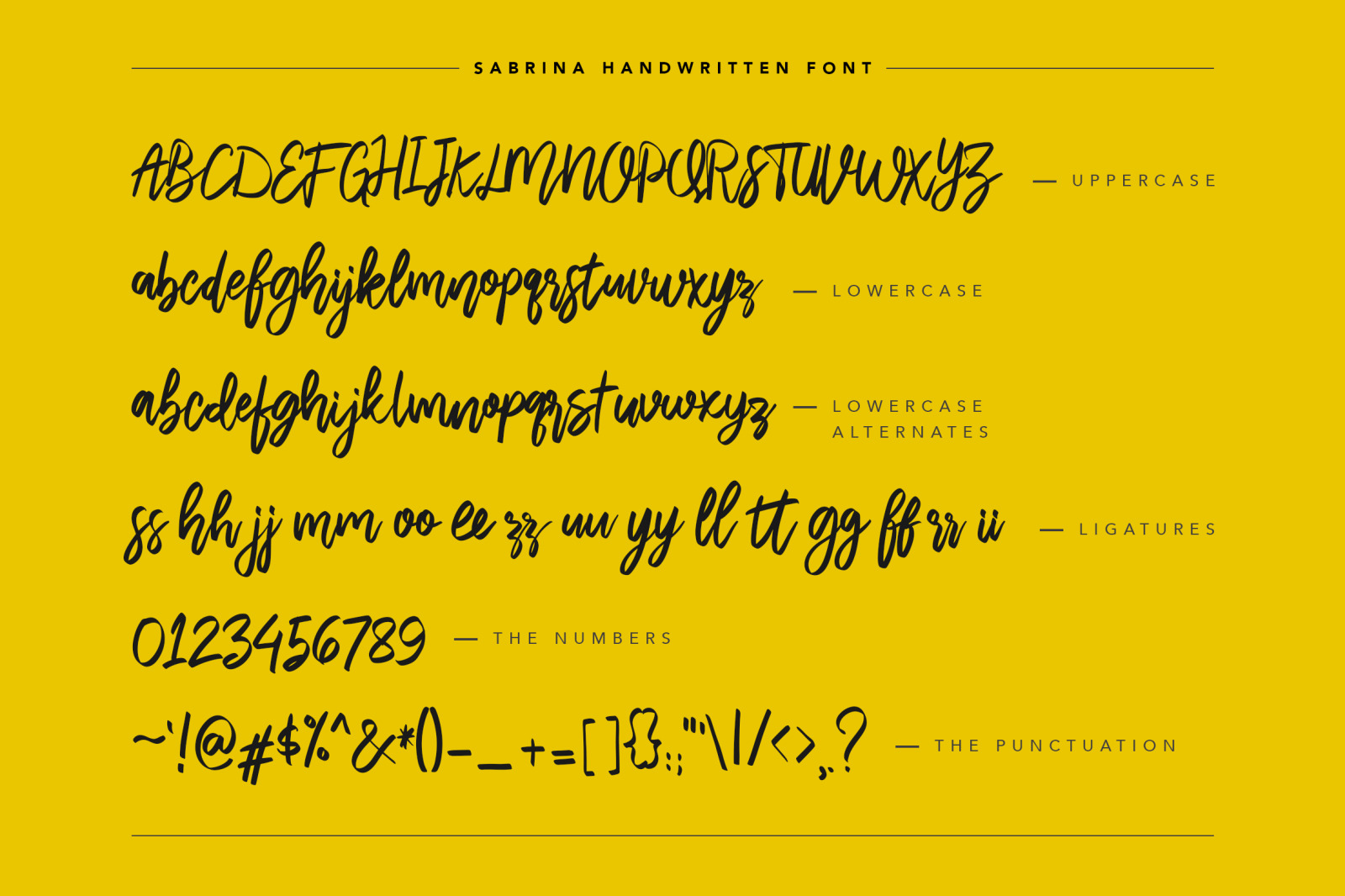 Sabrina Handwritten Font