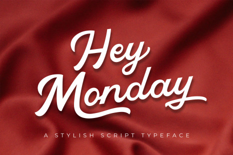 HeyMonday Stylish Script Font - Handwritten script font