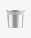 Metallized Plastic Cup Mockup