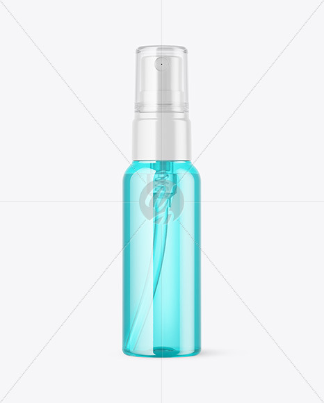 Colored Spray Bottle Mockup