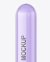 Glossy Tube With Skrew Cap Mockup - Front View