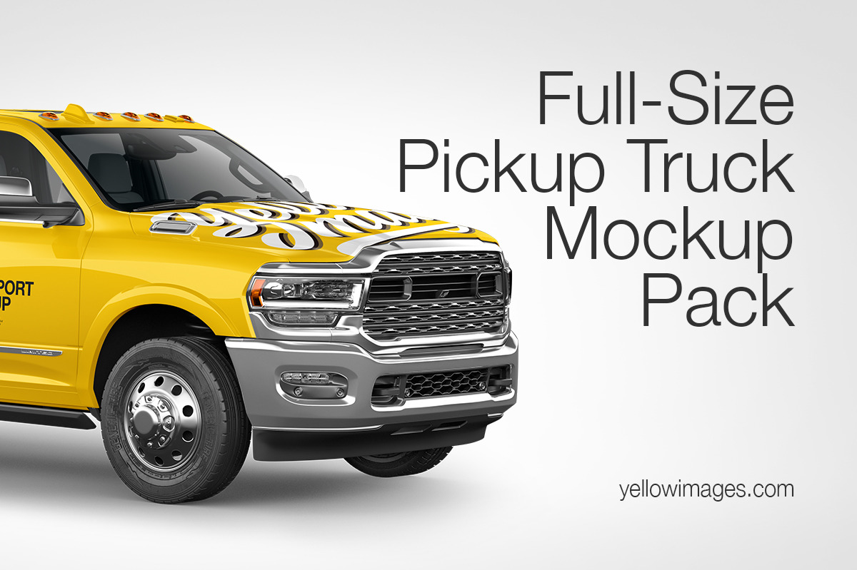 Pickup Truck Mockup Pack