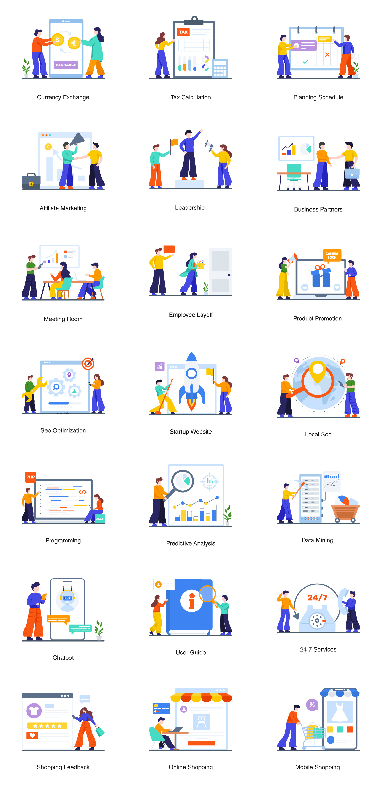 Business Illustrations Business Illustrations