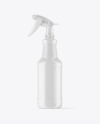 Matte Spray Bottle Mockup