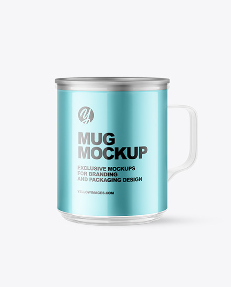 Metallic Mug Mockup