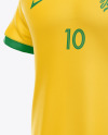 Football Kit Mockup - Half Side View