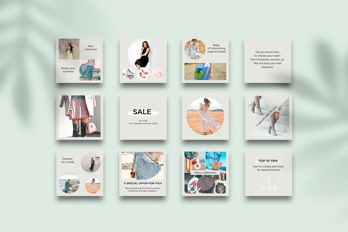 18 Universal Beauty Canva Instagram Posts Templates