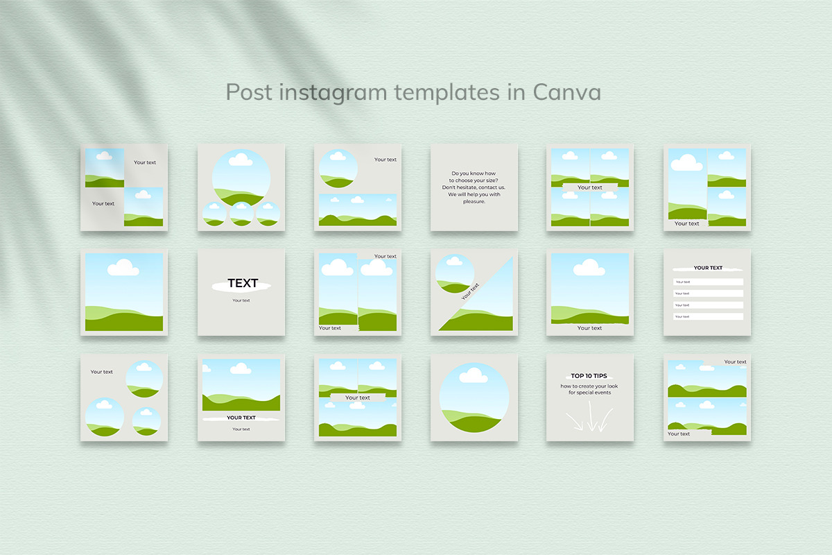 18 Universal Beauty Canva Instagram Posts Templates