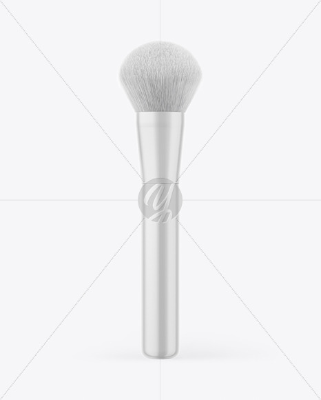 Glossy Powder Brush Mockup