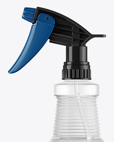 Clear Spray Bottle Mockup