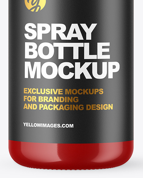 Glossy Nasal Spray Bottle Mockup