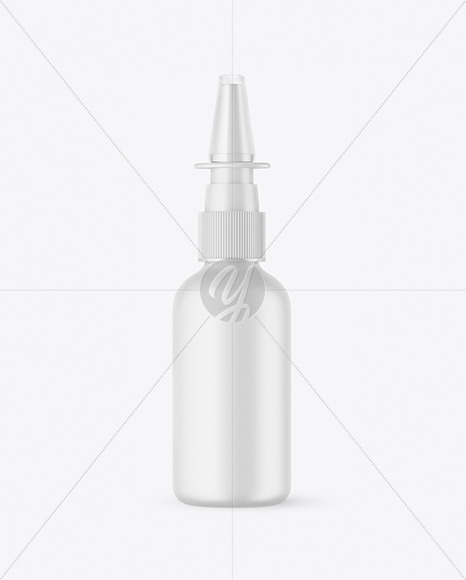 Matte Nasal Spray Bottle Mockup Matte Nasal Spray Bottle Mockup