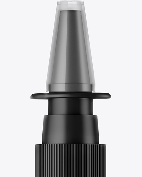 Matte Nasal Spray Bottle Mockup