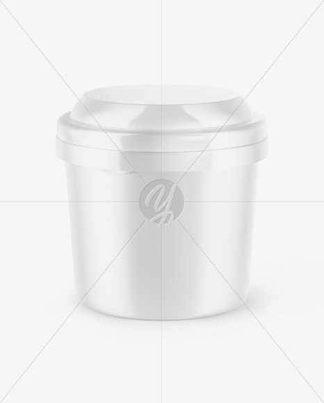 Matte Plastic Cup Mockup