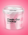 Matte Plastic Cup Mockup