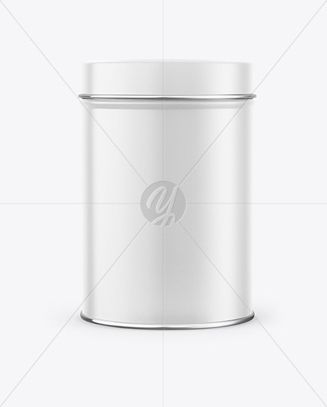 Matte Tin Can Mockup