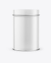 Matte Tin Can Mockup