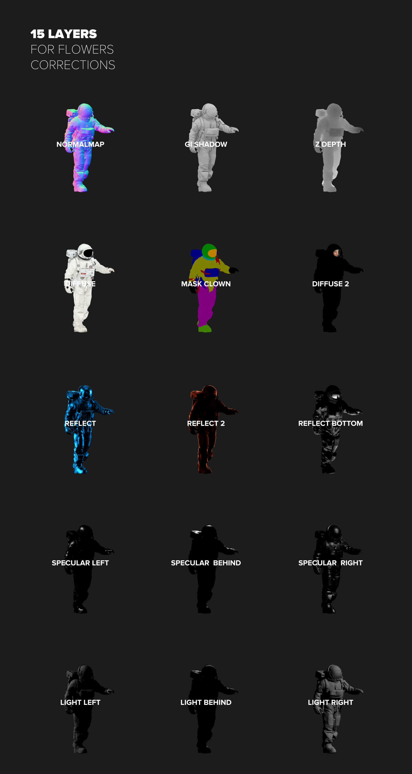3D Mockup Space Astronaut #08 3D Mockup Space Astronaut #08