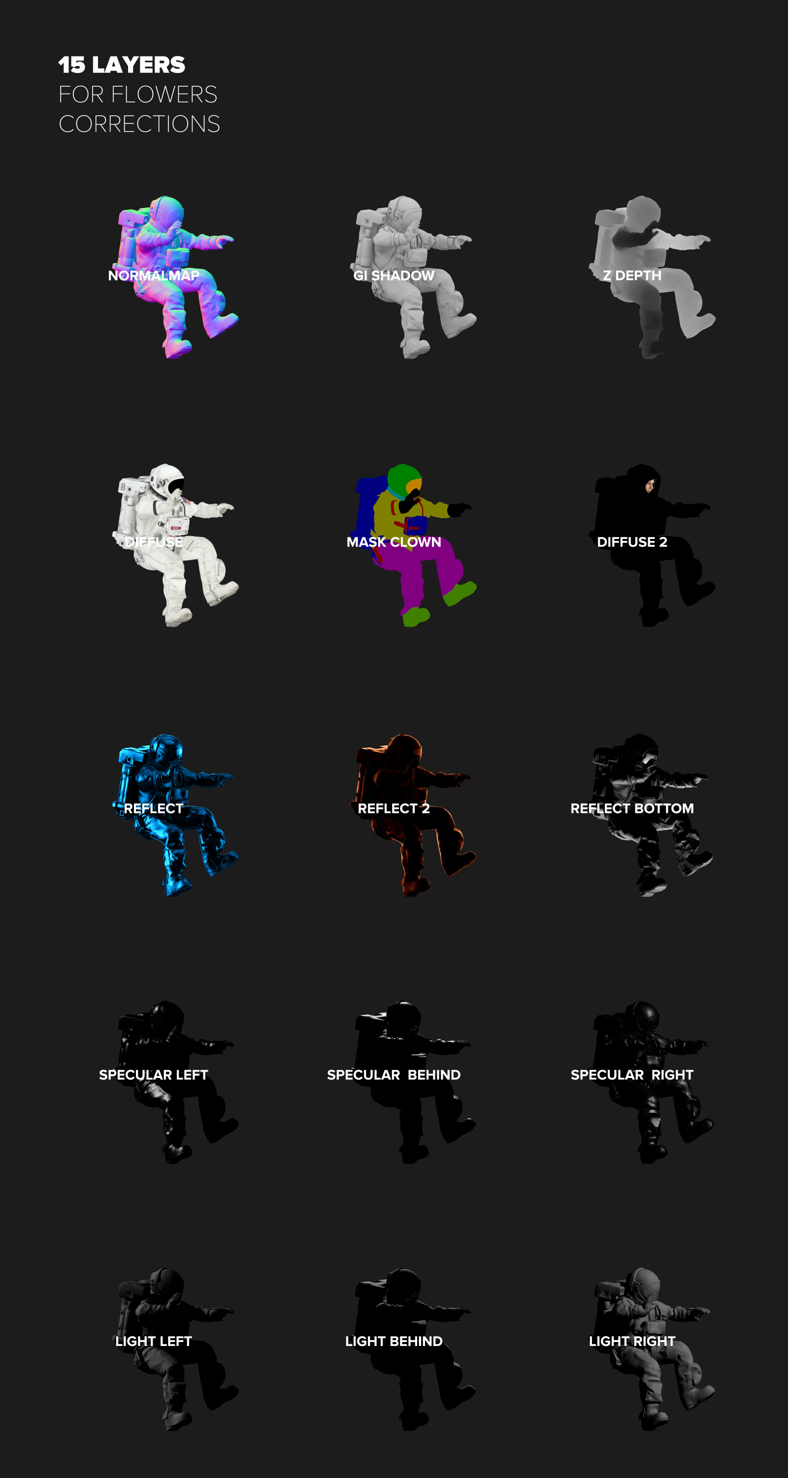 3D Mockup Space Astronaut #15 3D Mockup Space Astronaut #15