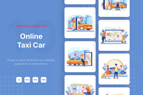 M130_Online Ordering Taxi Car - City car