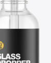 Clear Glass Dropper Bottle Mockup