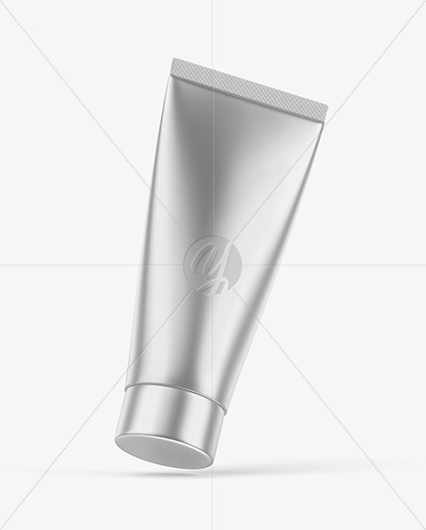 Metallic Cosmetic Tube Mockup