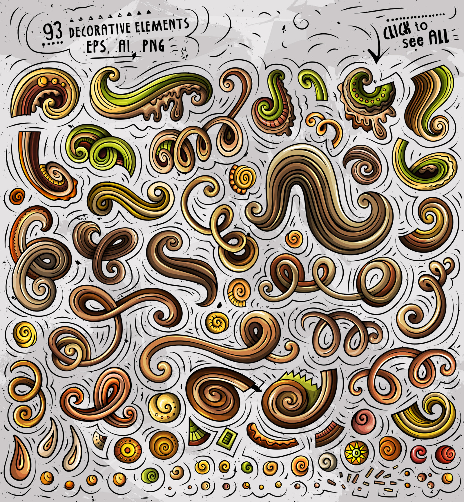 Chocolate Cartoon Vector Objects Set Chocolate Cartoon Vector Objects Set